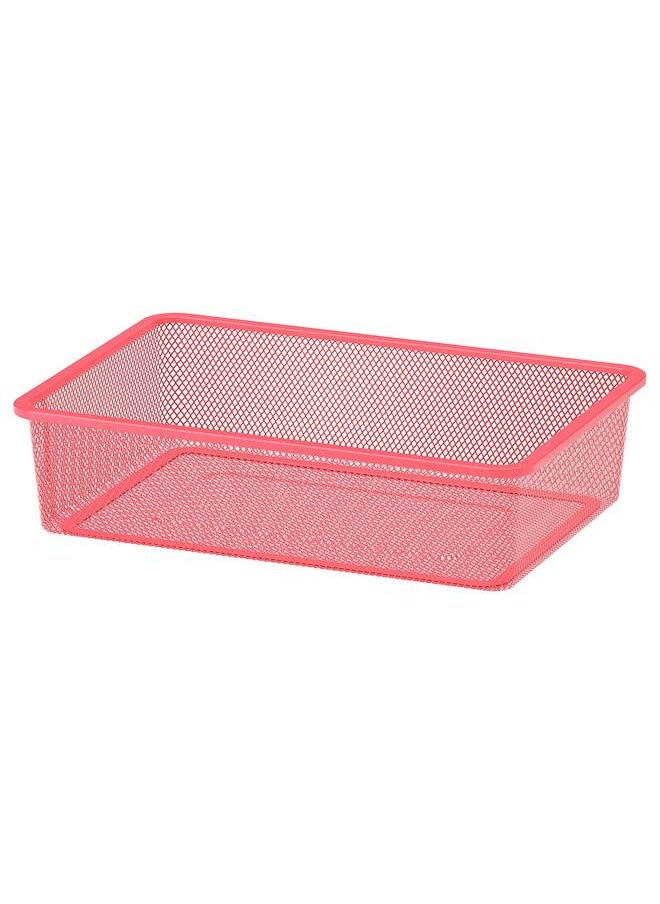 Generic Mesh storage box, light red, 42x30x10 cm  - Image 1