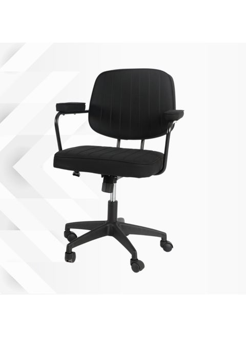 Pixels Furniture Ergonomic High Back Adjustable Swivel Computer Office Chair with Armrest