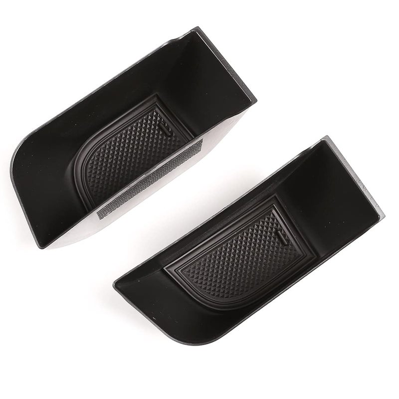 YIWANG ABS Blcak Car Door Storage Box Phone Tray Accessories For Land Rover Defender 90 110 2020-2022 - Image 2