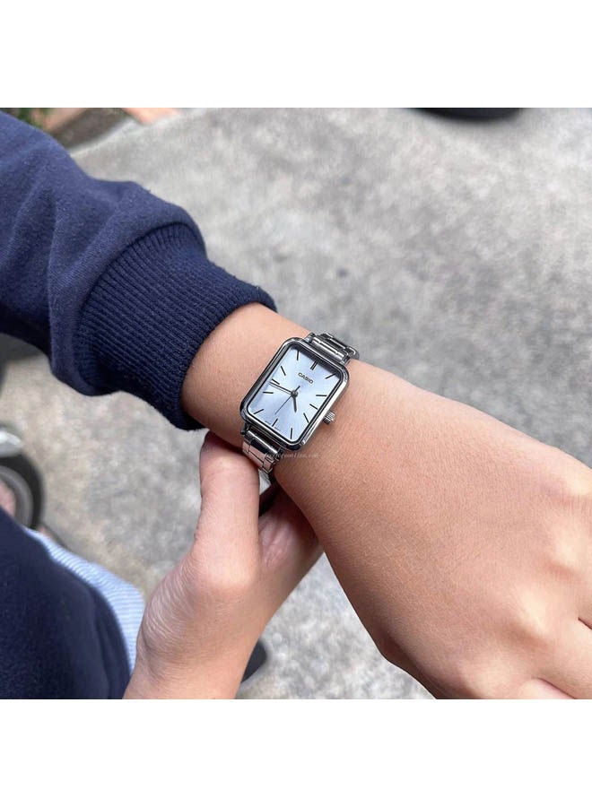 كاسيو ساعة يد من ستانلس ستيل بعقارب LTP-V009D-2EUDF - Image 2