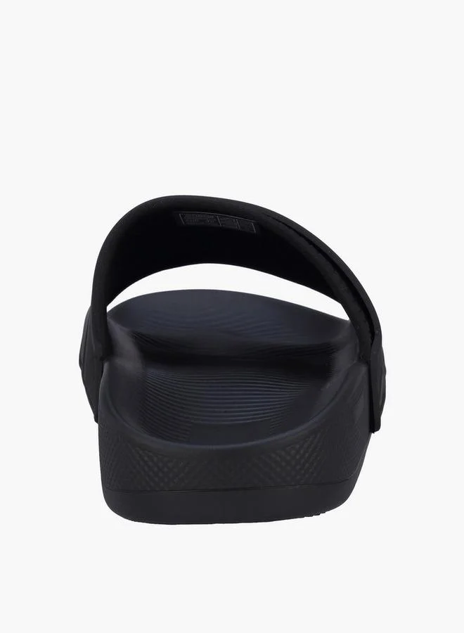 Kappa BLACK Men Textured Slides for Men | Best Price UAE