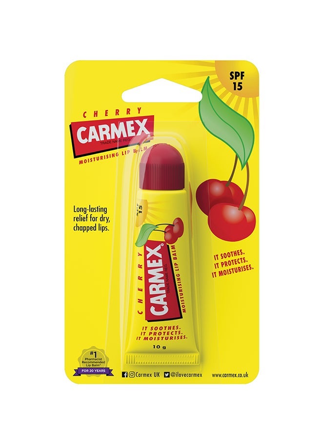 CARMEX Strawberry Lip Balm Tube 10grams & Cherry Lip Balm Tube 10grams & Original Lip Balm Tube 10grams Bundle - Image 3