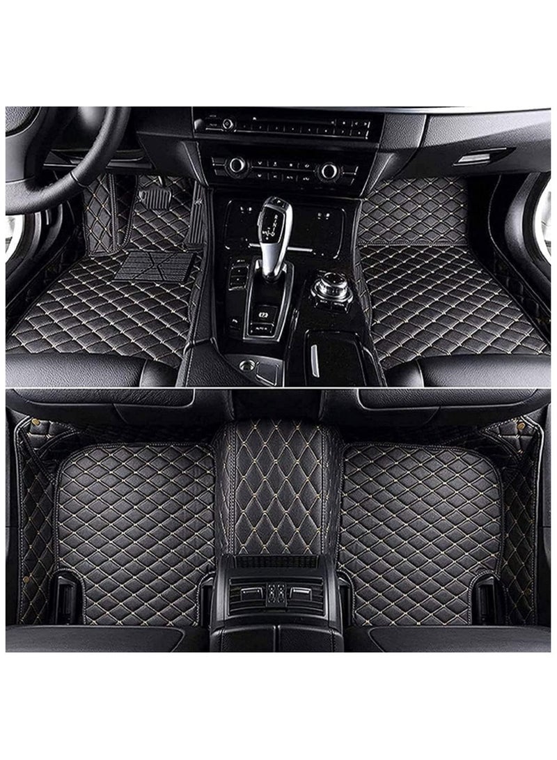 WINCA Car Floor Mats Compatible With Toyota Prado 2014-2018 PVC Leather Floor Mat Non-slip Foot Mats Weather Color Available (Black) - Image 2
