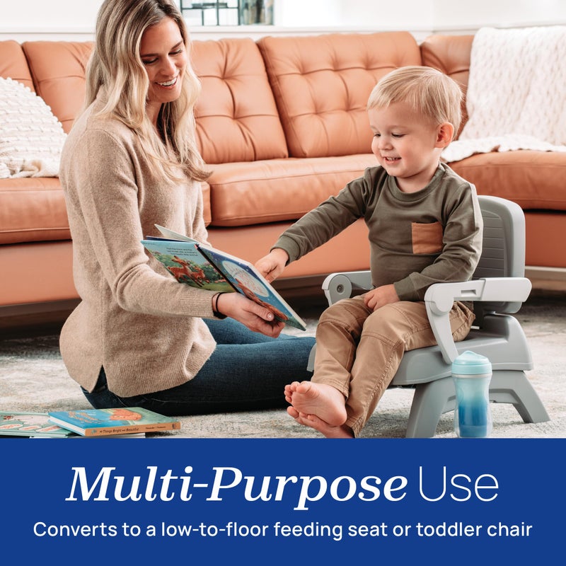 Chicco Bento Booster 3-in-1 Portable Booster Seat for Table, Feeding Seat and Toddler Chair for Babies and Toddlers, for Children up to 50 lbs., Lightweight, Compact Fold | Mochi/Purple - Image 4