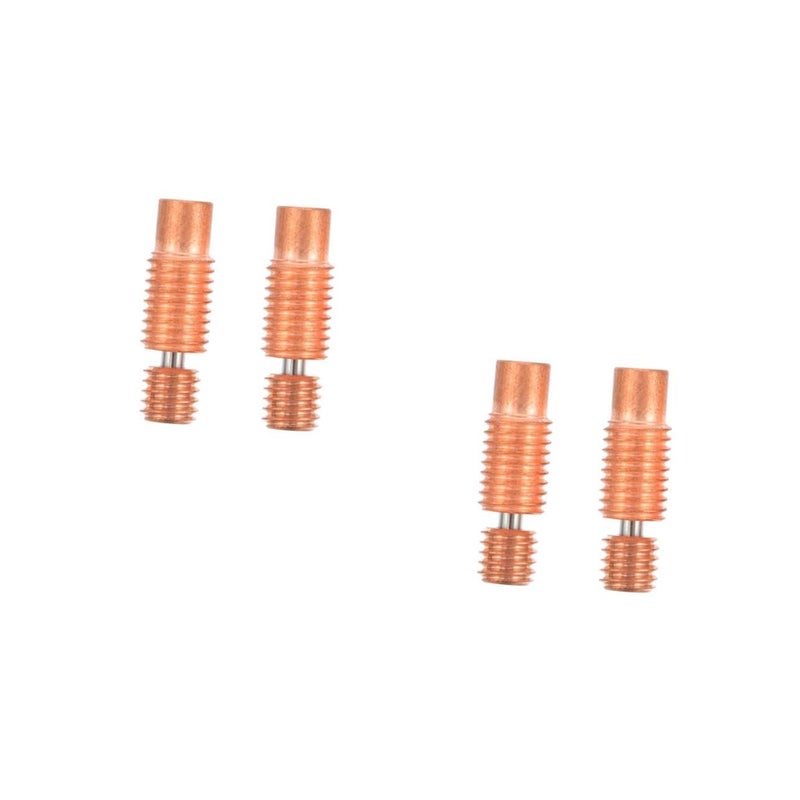 2pcs Copper Alloy Bi Metal Heat Break Throat For Enhanced Thermal Performance Smooth Installation - Image 2