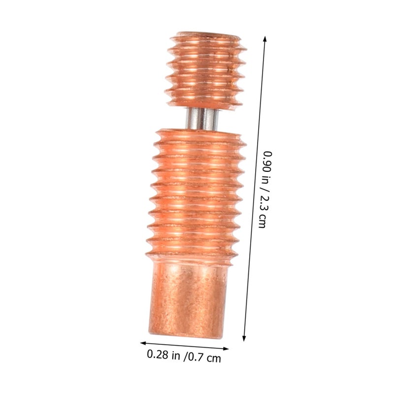 2pcs Copper Alloy Bi Metal Heat Break Throat For Enhanced Thermal Performance Smooth Installation - Image 5