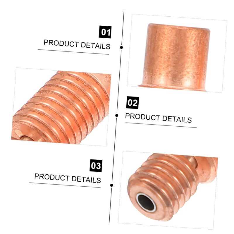 2pcs Copper Alloy Bi Metal Heat Break Throat For Enhanced Thermal Performance Smooth Installation - Image 4