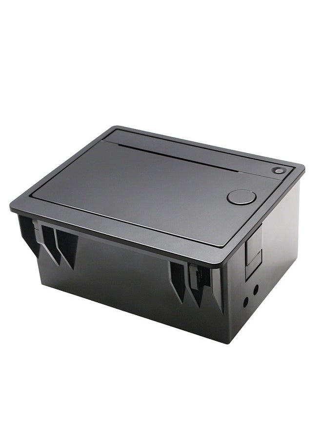 Generic - 80mm Embedded Thermal Printer Module with TTL+RS232+USB Connections Supports ESC/POS Commands 72mm Printing Width 180mm/s Speed Auto Paper Cutter Compatible with Windows Linux Android Systems - Image 1