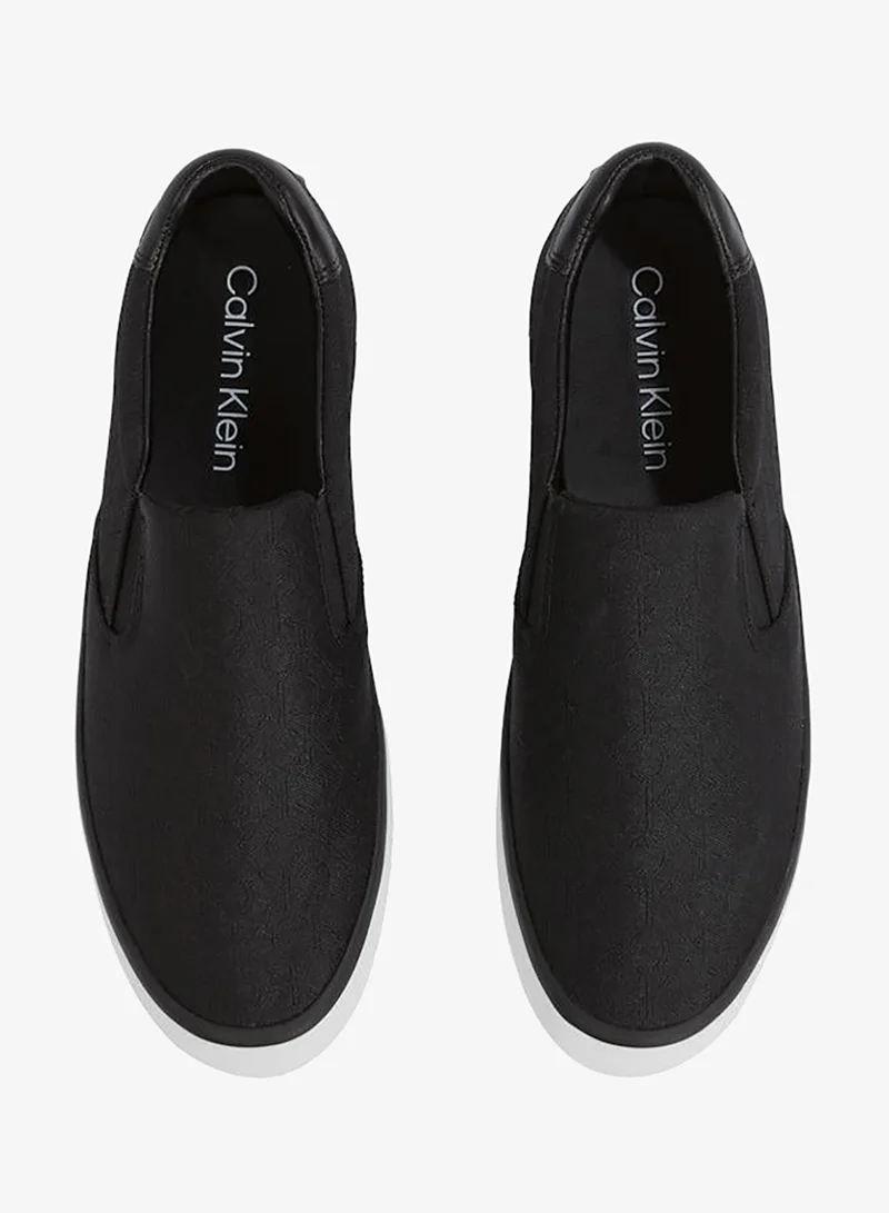CALVIN KLEIN  VULCANISED JACQUARD SLIP ON TRAINERS for Women | Best Price UAE