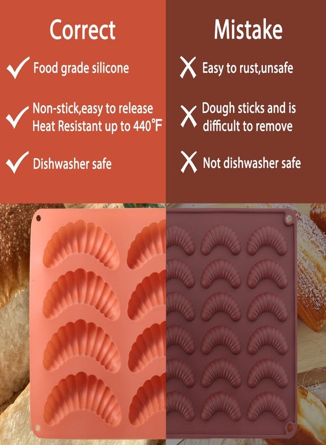 Fchil Silicone Caterpillar Bread Mold, 6-Cavity Baking Tray, 9.45 x 8.66 Inches, Heat Resistant up to 440°F, Oven, Air Fryer & Dishwasher Safe, Terracotta - Image 5