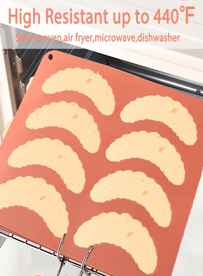 Fchil Silicone Caterpillar Bread Mold, 6-Cavity Baking Tray, 9.45 x 8.66 Inches, Heat Resistant up to 440°F, Oven, Air Fryer & Dishwasher Safe, Terracotta - Image 4