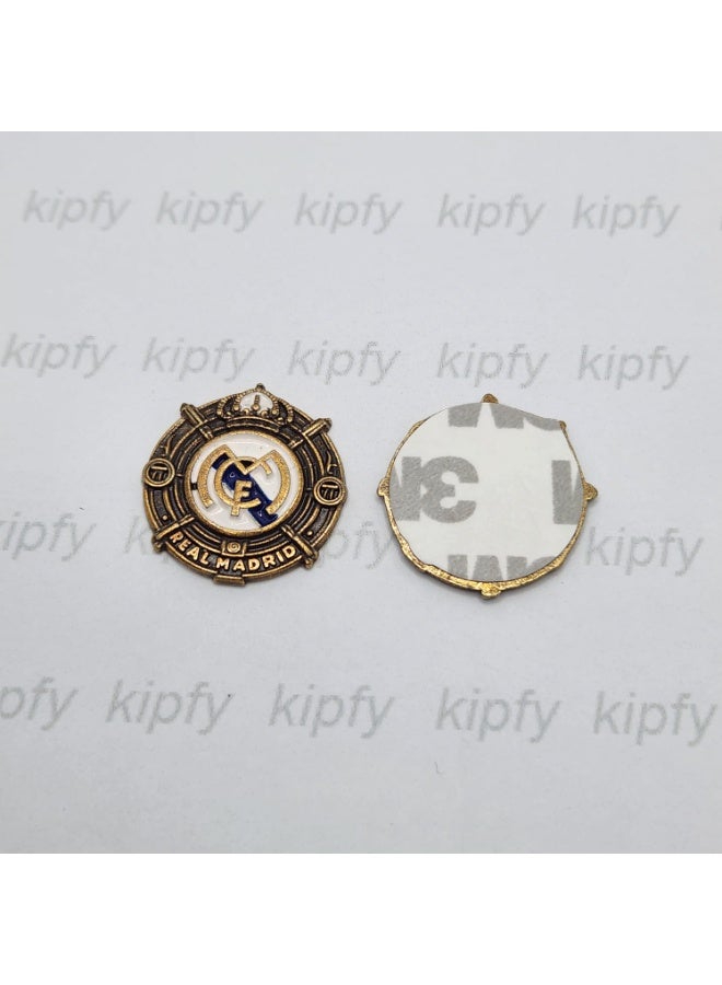 Kipfy Real Madrid Crest Metal Sticker for iPhone and Laptops - Image 2