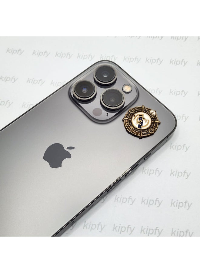 Kipfy Real Madrid Crest Metal Sticker for iPhone and Laptops - Image 3