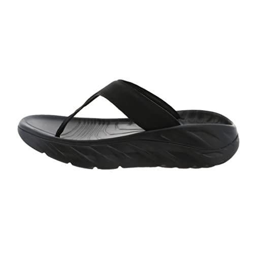 Hoka Ora Recovery Women's Flip Sandal -- Black / Dark Gull Gray - Size 7 - Image 2