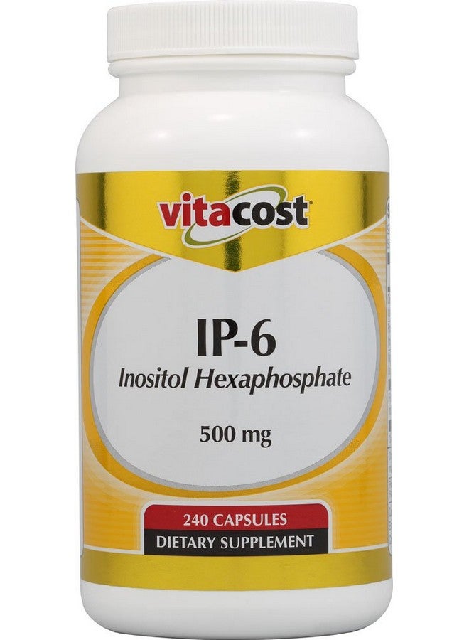 Vitacost Brand Vitacost IP-6 Inositol Hexaphosphate - 500 mg - 240 Capsules
