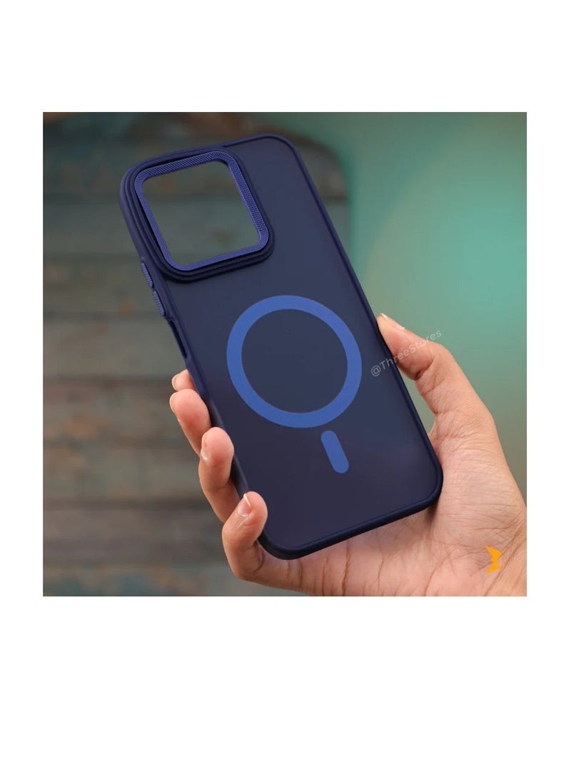 Case for Honor X7C Case Magnetic Translucent Matte Phone Cases [Compatible with MagSafe] Thin Slim Fit Shockproof Bumper Hard Protective Cover for Women Men Girls.