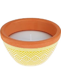 WAX WORKS Wax Works Citronella Candle Bowl Printed 15cm  - Image 1