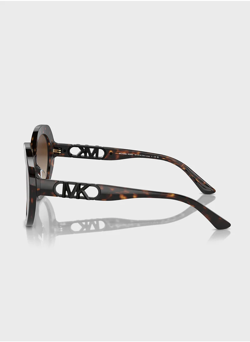 مايكل كورس 0Mk2214U Round Sunglasses