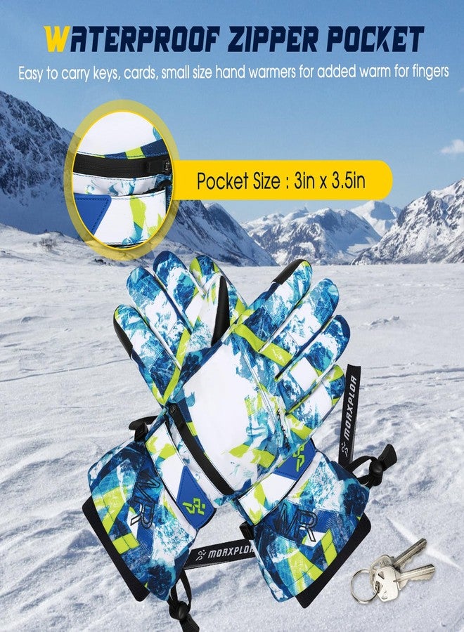 MORXPLOR Winter Ski Snow Snowboard Snowmobile 3M Thinsulate Gloves for Men Women - Image 5