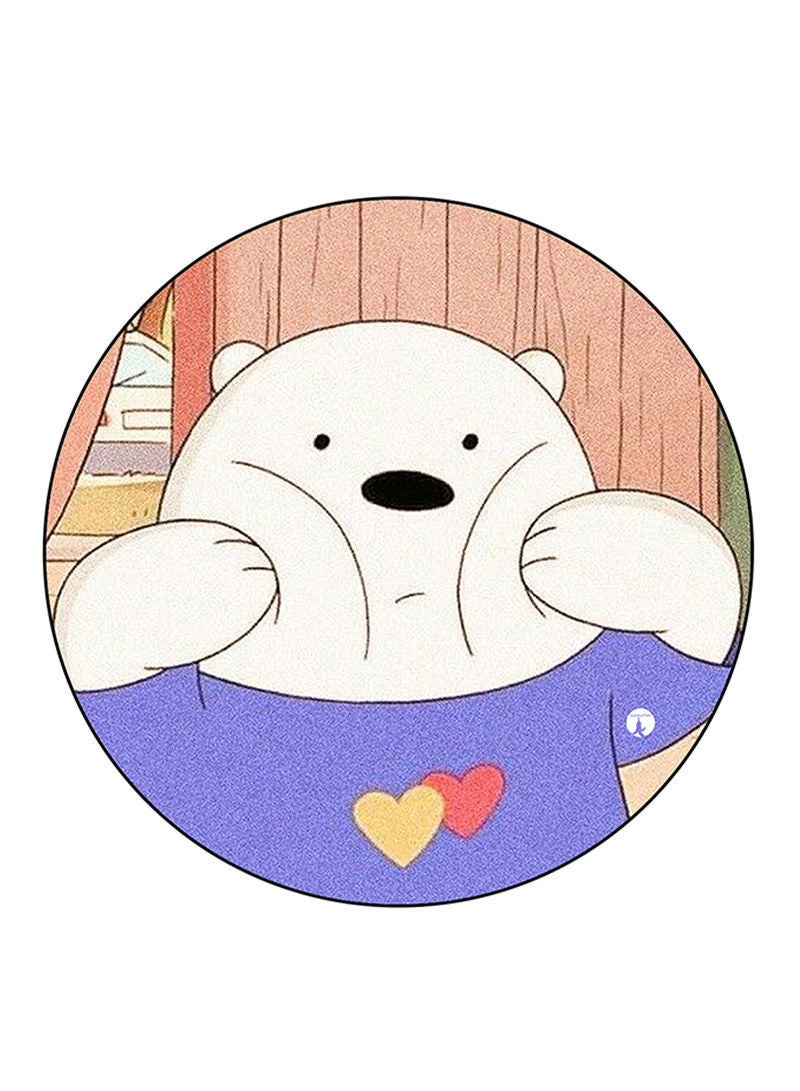 We Bare Bears Printed Mouse Pad Multicolour