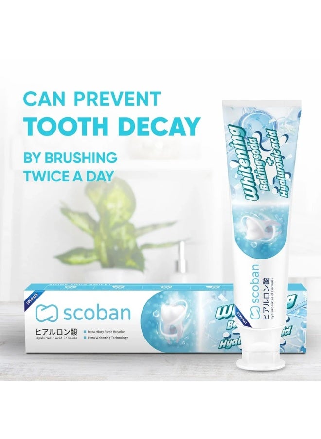 Scoban Teeth Whitening Toothpaste 200g – With Baking Soda & Sodium Hyaluronate for Fresh Breath & Oral Care - Image 5