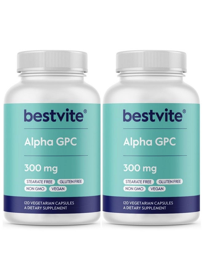 بست فايت BESTVITE Alpha GPC 600mg لكل وجبة (240 كبسولة نباتية) (120 × 2) - بدون ستيرات - نباتي - غير معدّل وراثيًا - خالٍ من الجلوتين - Image 1