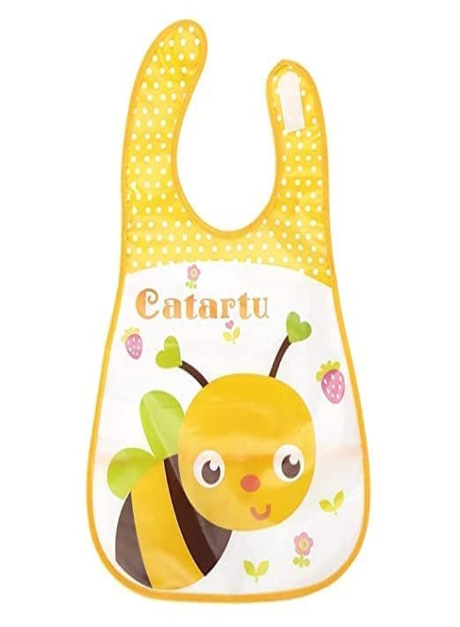 GURBIK Easy to Clean and Waterproof Baby Apron with Bib (Pack of 2) Random Color - Image 2