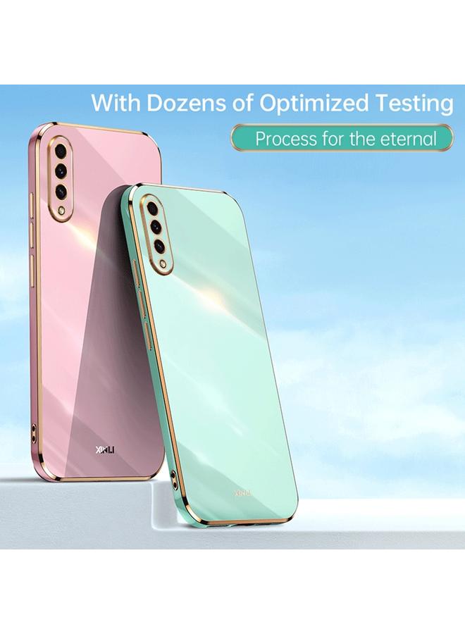 S-TOP Case For Samsung Galaxy A50 XINLI Straight Edge 6D Electroplate TPU Phone Case - Image 2