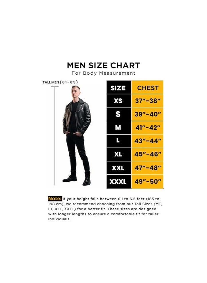 Generic - MENS REAL LEATHER  BLACK BLAZER - BLACK REAL  LEATHER BLAZER - Image 1
