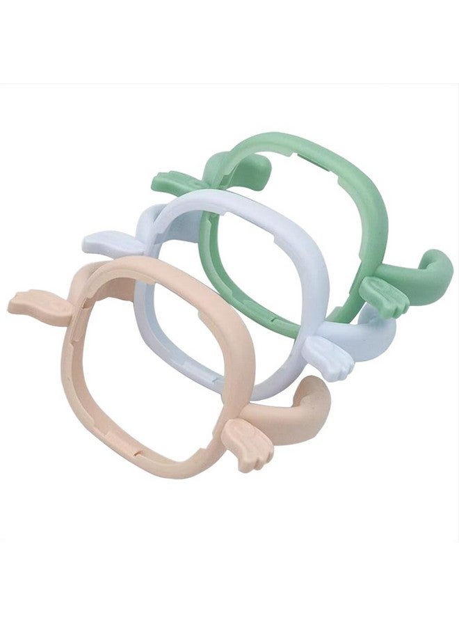 ROMIRUS Pack of 3, Square Bottle Handles Grips Compatible for Hegen Baby Bottles - Image 1