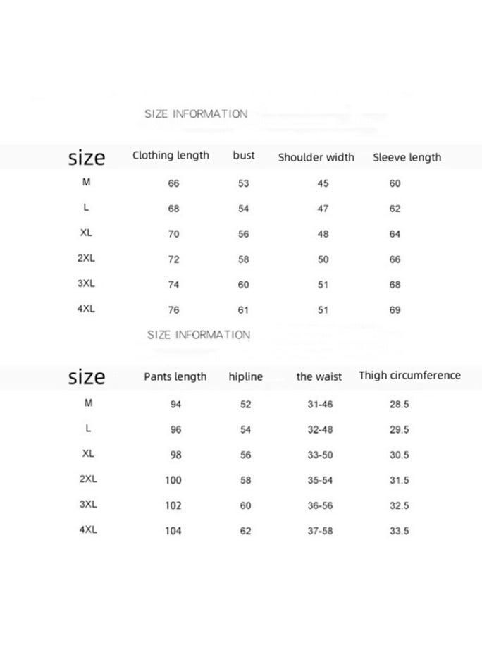KUYING New Men's Loose Long Sleeved Sweatshirt Straight Leg Pants Two-piece Set  - Image 4