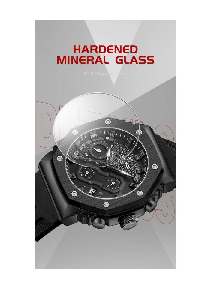 نافيفورس حزام سيليكون مقاوم للماء من Naviforce NF8035 New Style Lovers  - Image 3
