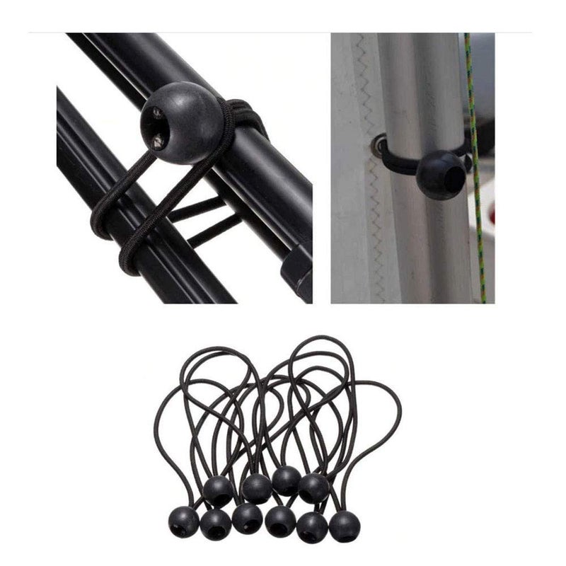 Aakriti Aakriti 2mm Crafts Elastic Cord Stretchy String for Loop Button, Tagging, Wedding Card and Gift Wrapping, Bracelets, Necklaces, Beading and Masks Making (BLACK-ELASTIC-2MM-40 Meter) - Image 3