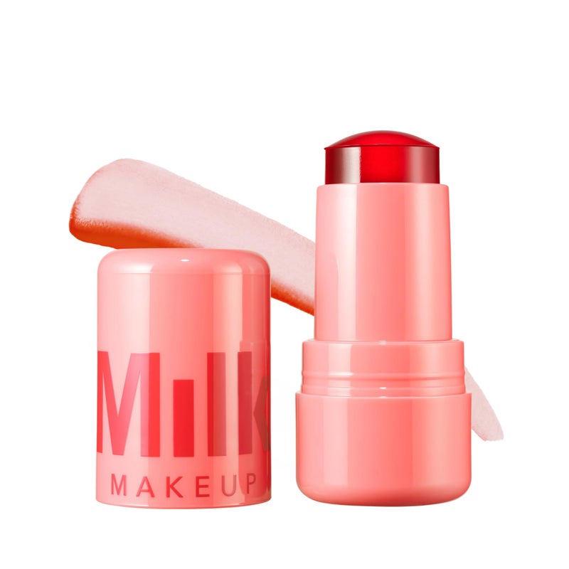 Milk Makeup Cooling Water Jelly Tint â€“ Long-Lasting Sheer Lip + Cheek Stain with Firming Vegan Collagen + Hydrating Aloe â€“ Transfer Proof, Buildable Lip Tint + Blush â€“ Spritz (Coral), 0.17 oz - Image 1