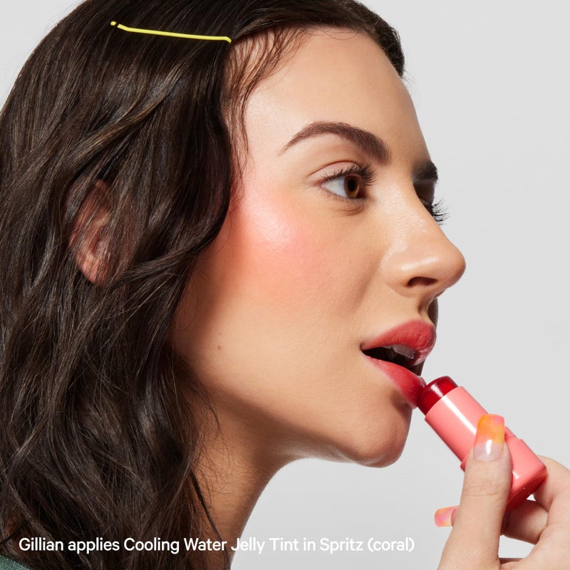 Milk Makeup Cooling Water Jelly Tint â€“ Long-Lasting Sheer Lip + Cheek Stain with Firming Vegan Collagen + Hydrating Aloe â€“ Transfer Proof, Buildable Lip Tint + Blush â€“ Spritz (Coral), 0.17 oz - Image 5