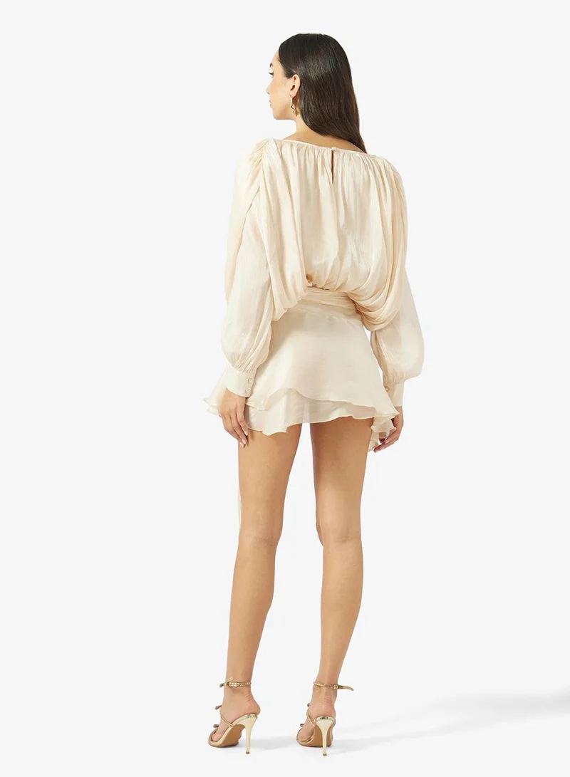 Ginger Gather Detail Dropwaist Dress