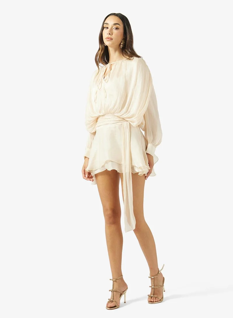 Ginger Gather Detail Dropwaist Dress
