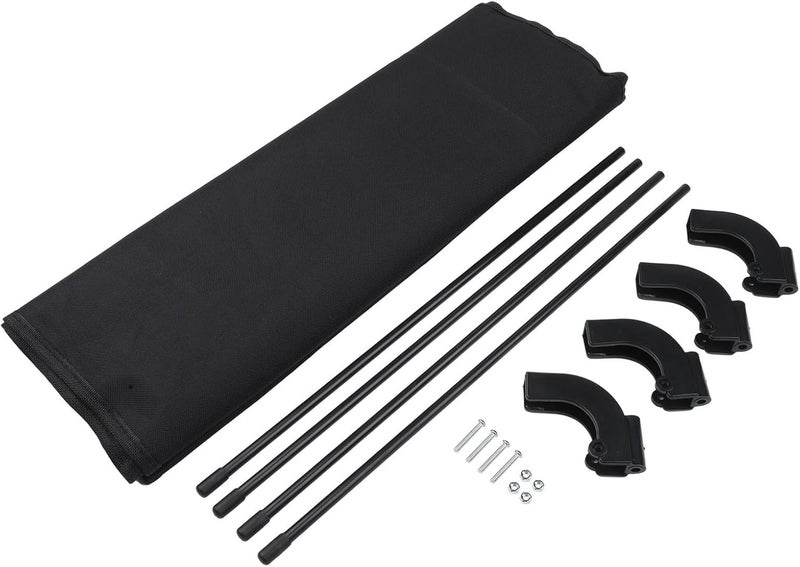 Awning Canopy Sun Shade Cover for Wagon Attachment, Water-Resistant 600D Oxford Cloth, Compatible with Garden Cart, Camping and Outdoor Use - Image 2