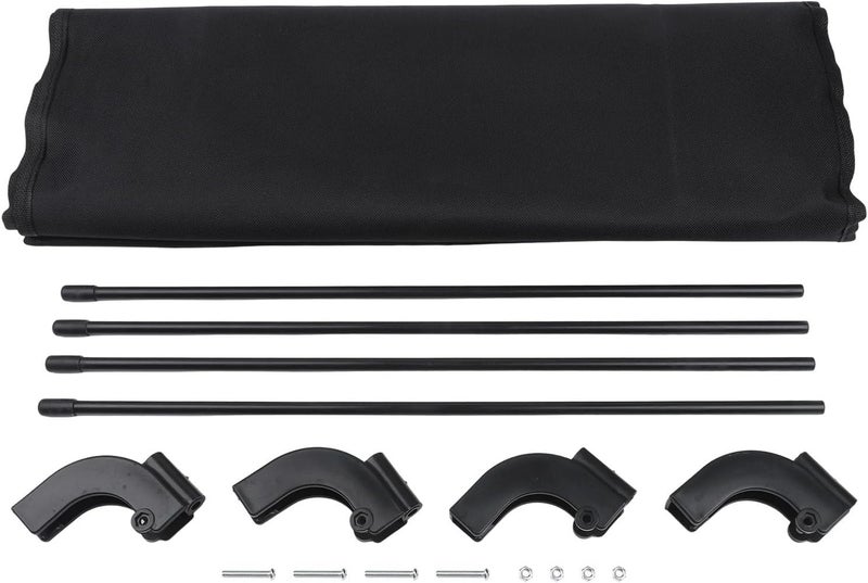 Awning Canopy Sun Shade Cover for Wagon Attachment, Water-Resistant 600D Oxford Cloth, Compatible with Garden Cart, Camping and Outdoor Use - Image 3