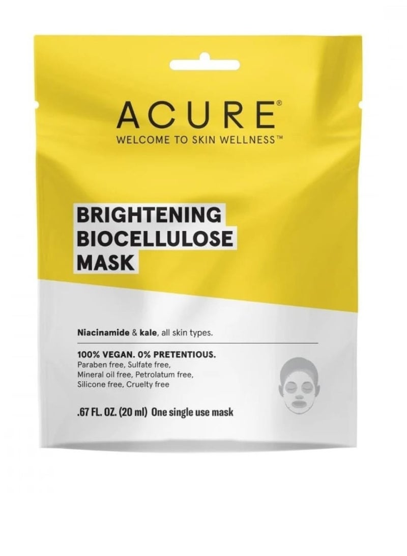 Acure Biocellulose Brightening Mask 20 ml - Image 1