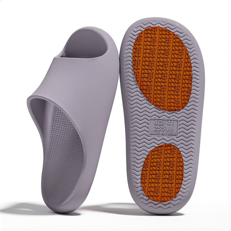 Upgraded Non Slip Slippers Shock Absorbing Wear Resistant Silent Home Shoes 36-45 - Image 3
