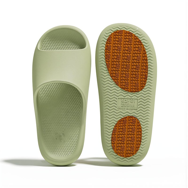 Upgraded Non Slip Slippers Shock Absorbing Wear Resistant Silent Home Shoes 36-45 - Image 1