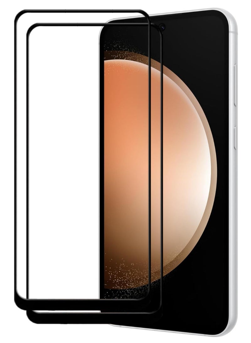 ACLIX 2 Pieces Antistatic ESD Dustproof Premium Quality High Definition Tempered Glass Screen Protector Designed For Samsung Galaxy S23 FE - Image 1