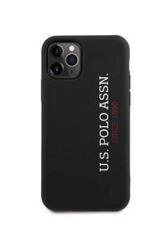U.S. Polo Assn. U.S.Polo Assn.Liquid Silicone Hard Case Vertical Logo for iPhone 12 Pro Max (6.7") - Black  - Image 5