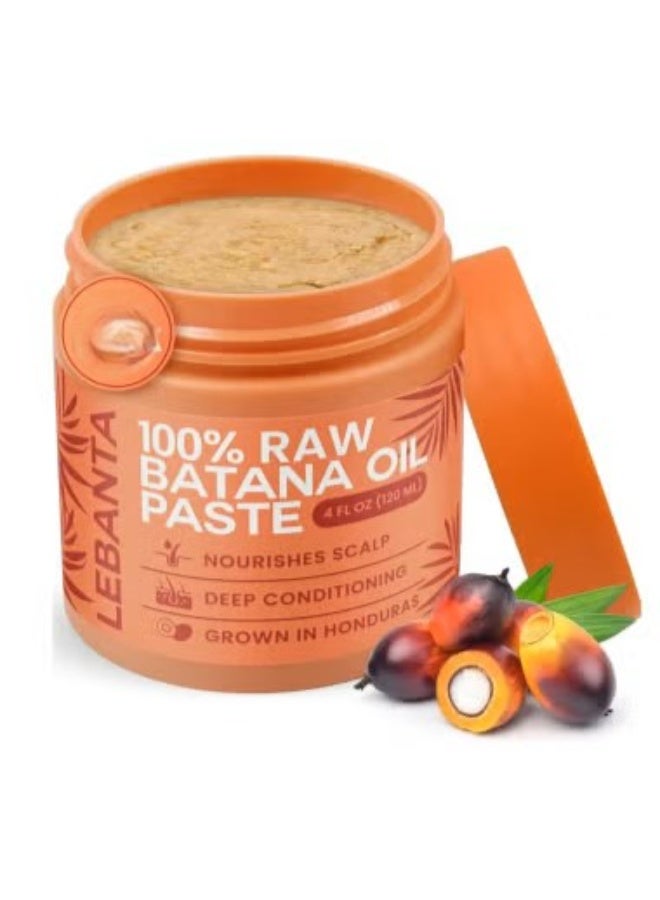 Lebanta Raw Batana Oil Paste 120ml – 100% Pure Organic Cold Pressed from Honduras for Hair Growth, Thick & Strong Natural Hair, Scalp & Skin Care for Men & Women - Image 1