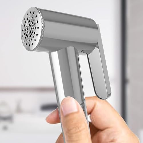 Sulfar ABS Health Faucet Hand Spray Gun with Hose Compatible Design | Chrome Finish Bathroom Jet Spray for Toilet | High Pressure Bidet Spray Head, Multipurpose Use & Easy Installation - Image 2