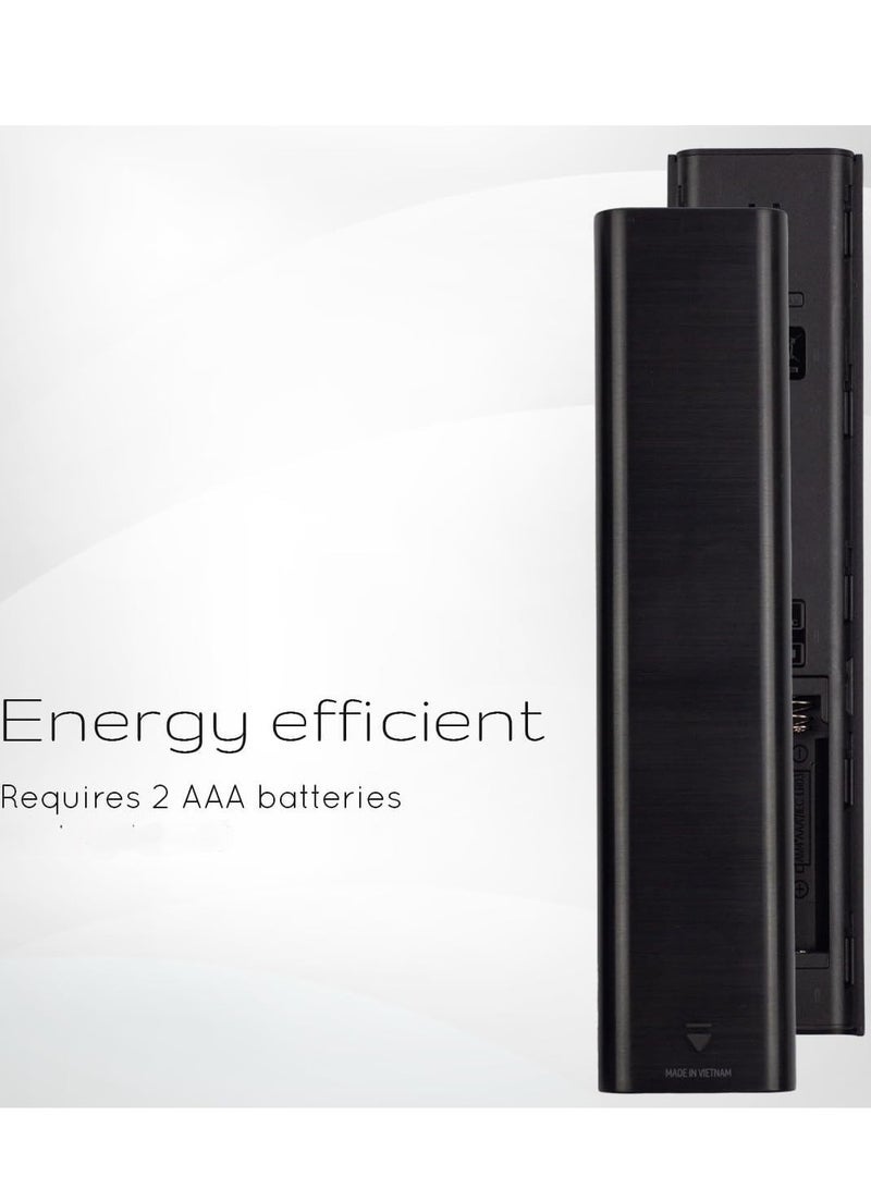 PopZa Replacement Voice Remote Control for Samsung Smart TV Includes Netflix, Prime Video and Samsung Internet Shortcut Buttons (BN59-01354A) with battery - Image 4