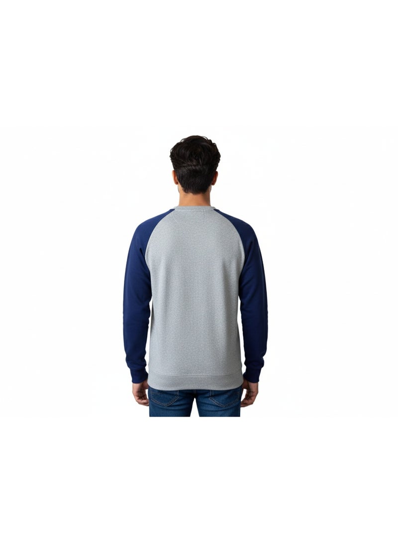 SUPERMAN SWEATSHIRT MENS SUPERMAN PRINT  L/S HT - Image 4