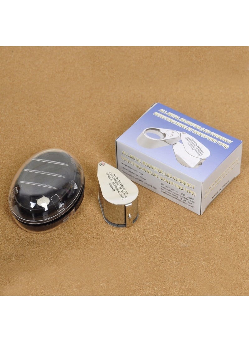Makroptik Macroptic 40x Magnification Metal Loupe  - Image 2