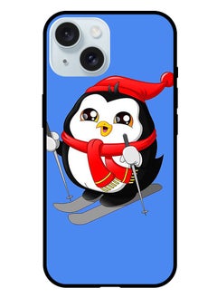 Protective Case Anti Scratch Shock Proof Bumper Cover For iPhone 15 Skating Penguin